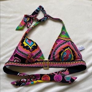 Trina Turk Halter Bikini Top - size 10